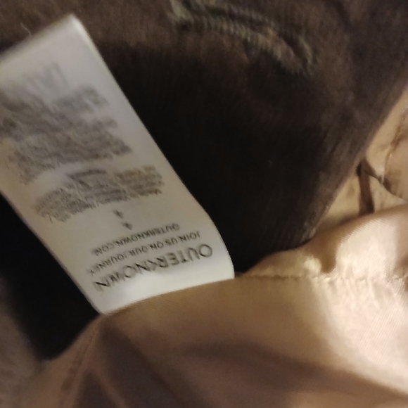 OUTERKNOWN Chocolate Corduroy Women's Blazer SIZE 4 - Picture 6 of 8